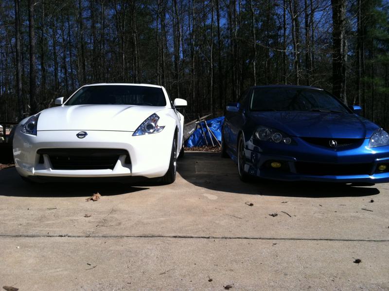 Next Day Beside my RSX   3/3/12