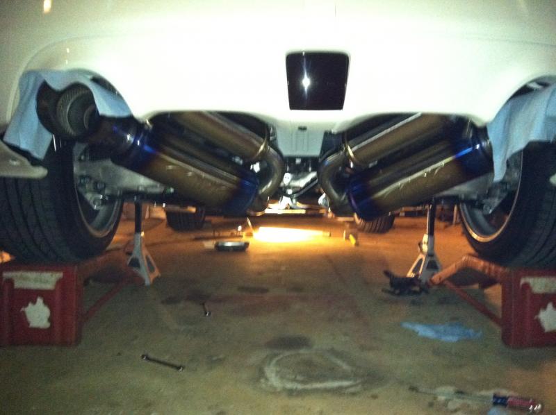 Exhaust install