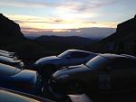 Sunset in between Cloudcroft, NM (8,000ft) and Alamogordo, NM (4,000ft).