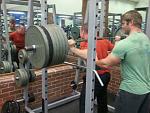 675lbs half squats for 6 reps