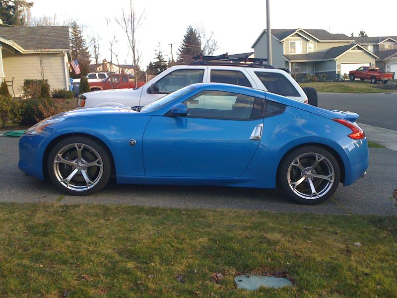 My Z with Nismo wheels side shot