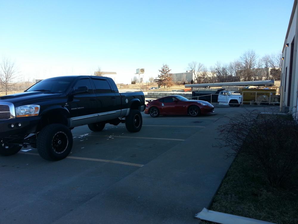 It looks like a toy next to my buddies truck