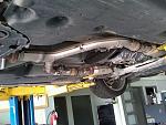 Stock Exhaust   underbody