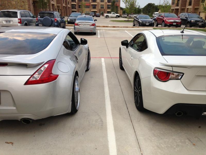 My New Z & My Buddies New Car Again