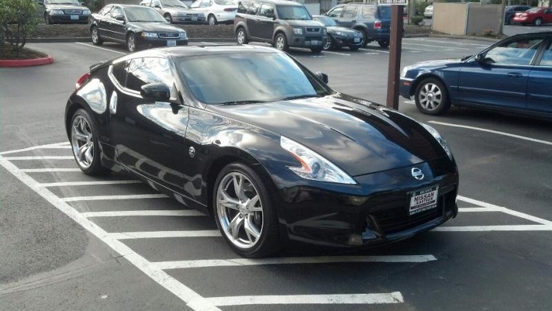 Photo taken upon the arrival of my 370Z from the dealership.