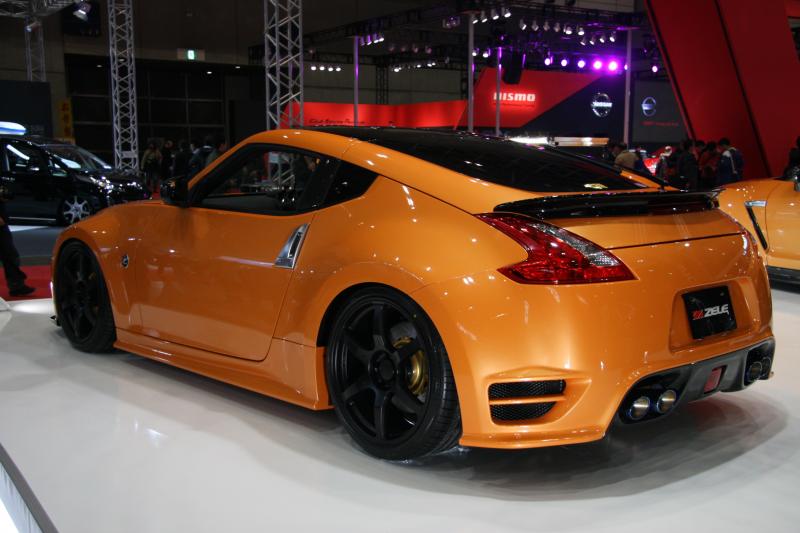 370z Nissan оранжевый