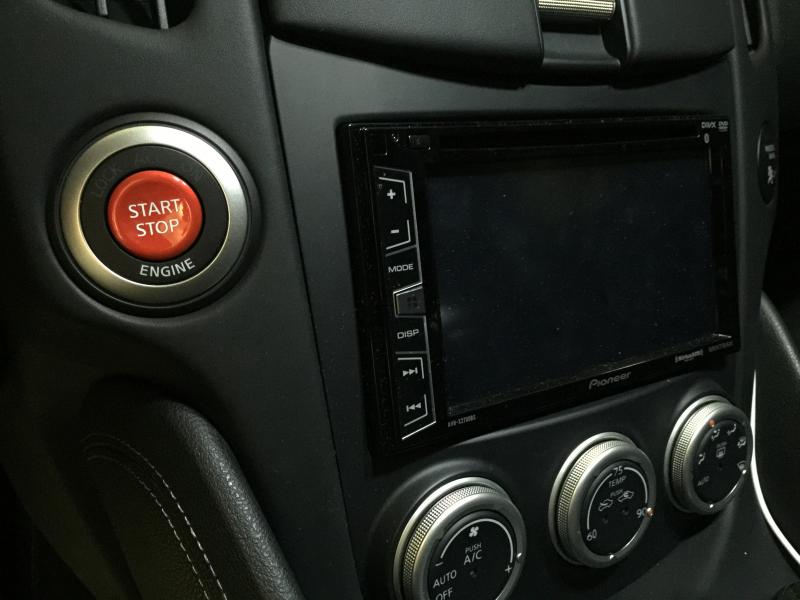 GTR push to start button and pioneer double din