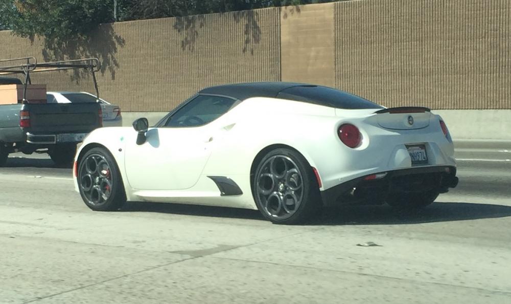 2016 Alfa 4C 
Nothing too special but u don't see too many of them on the road.