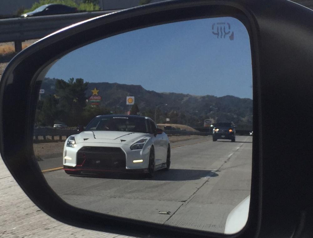 2016 Nissan GTR Nismo (Godzilla)
 The dude was going 65 in the left lane grinning from ear to ear. No matter what I did I couldn't get him to race me ;)