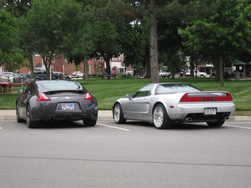 My Z and my brothers NSX