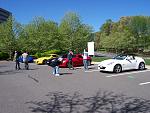 The group talking Z. Oh hey, what is that? A Chicane Yellow 370Z. Lance I think you have company!