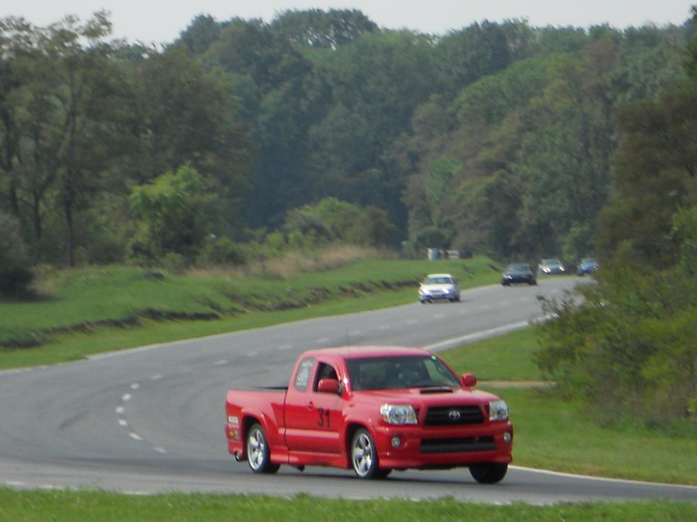 One of the few trucks I saw on the track.