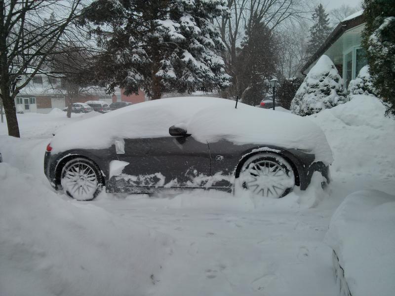 Snow in Toronto - 2013 02 08