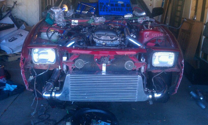 Picture just before I finished my sr20 swap