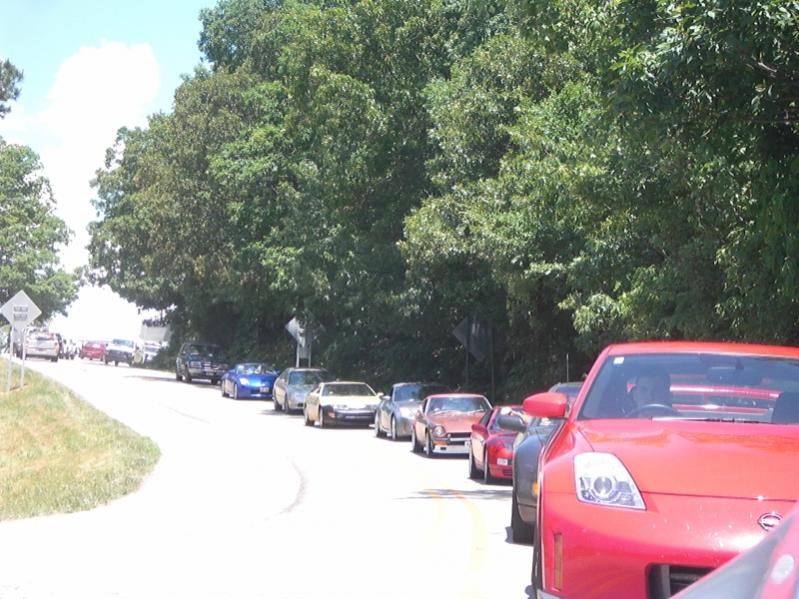 Leading the "Pig Run" - US 23 through Ozarks. :)