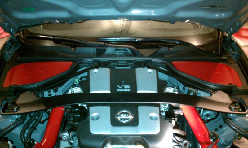 Intake install turned into me painting the covers too!  Can't stop modding!!